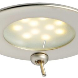 Plafoniera Adria LED satinatacon interruttore